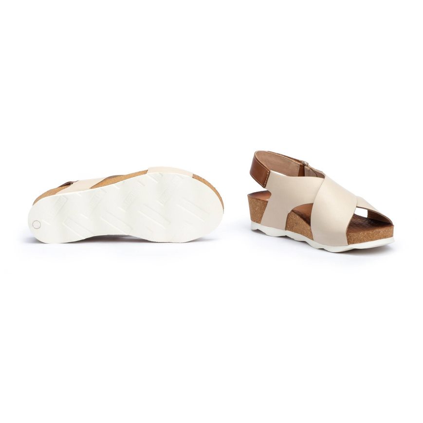 Women's Pikolinos MAHON Sandals Beige | NZ KQ59783